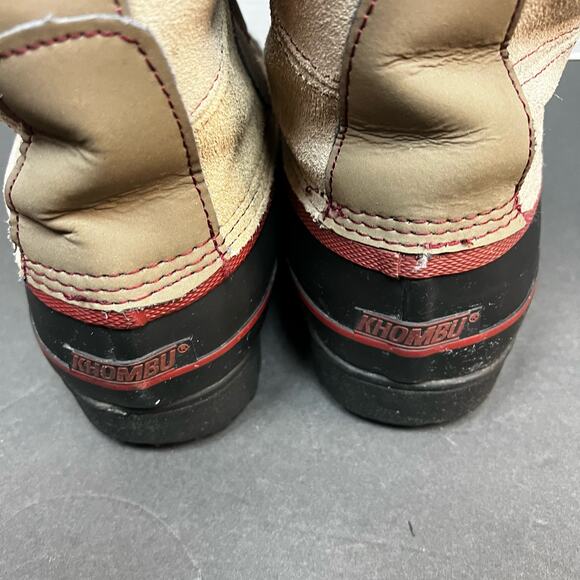 KHOMBU Womens North Star Snow Waterproof Winter Boots Tan Size 9M - Picture 11 of 13